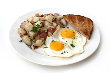 Wall murals Fried eggs Eggs and Hashbrowns
