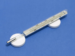 thermometer and pills
