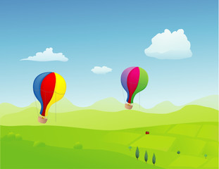 Naklejka premium Ballons