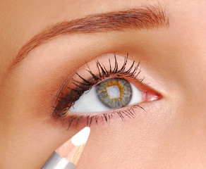 White Cosmetic pencil.