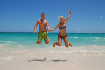 Beach jumping