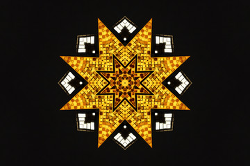 Gold Star Abstract