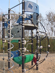 Modern playground equipment