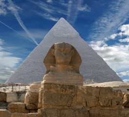The Sphinx and Pyramid