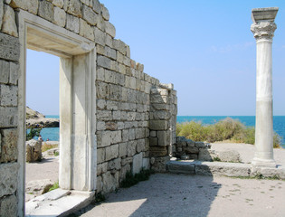 Basilica in Chersonesus. Piece