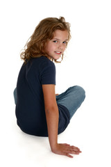 beautiful nine year old