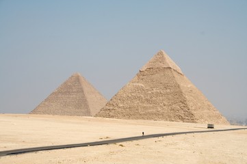 Fototapeta na wymiar pyramides