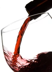 Papier Peint photo autocollant Vin Remplissage du verre à vin