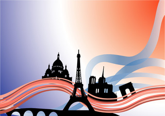 Monuments de Paris - Illustration