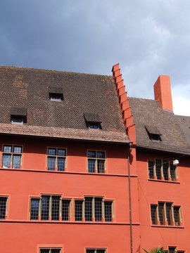 Freiburg Rathaus Detailaufnahme