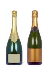 Champagne bottles