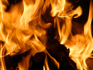 Flames or fire