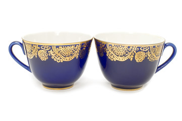 Blue teacup