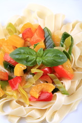 Pasta with vegetables