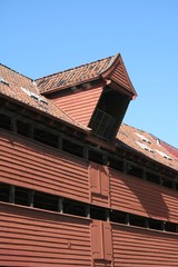 Building at Bryggen in Bergen