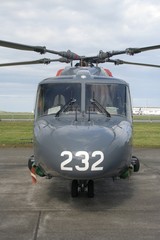 Fototapeta na wymiar Coastguard helicopter