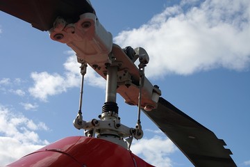 Propellers of a helicopter