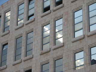 Obraz premium Clouds reflected