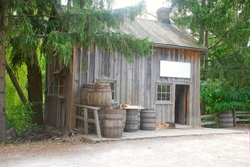 Old-time workshop of the cooper