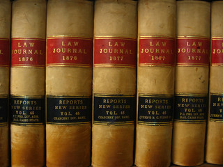 circa. 1876-1877 Antique Law Books
