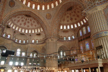 Fototapeta na wymiar Sülemaniye Moschee, Innenansicht