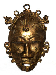 african bronze mask