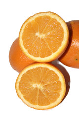 orange isolated on white