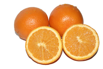 orange isolated on white