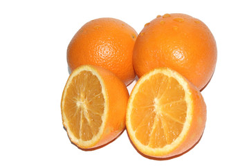 orange isolated on white