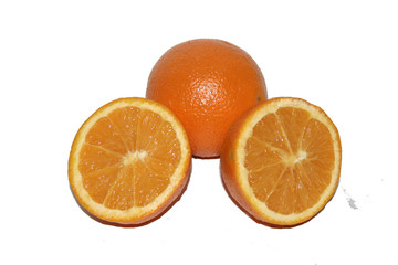 orange isolated on white