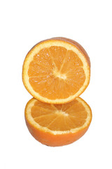 orange isolated on white