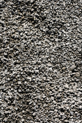 Texture of granite grey rubble