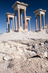 Tetrapylon at Palmyra Syria