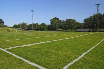 American football playing field