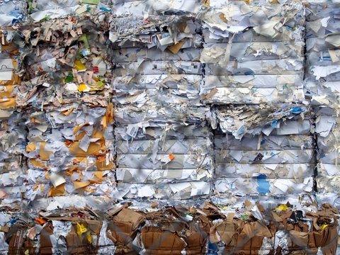 papier et carton a&agrave; recycler