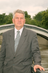 Fototapeta premium respectable senior man