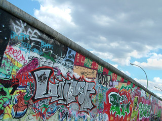 Colourful Berlin Wall