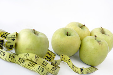 apples & measuring tape