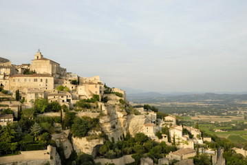 Fototapeta premium Gordes in the Provence France at dawn