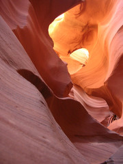 texture and color of the sandstone formation