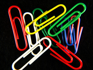 paper clip pile