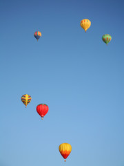 Hot Air Balloons Flying 