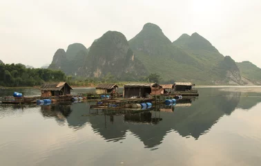 Wandcirkels plexiglas Landscape near Guilin, Southern China © jorisvo