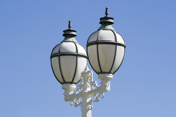 Double Exterior Light on Post