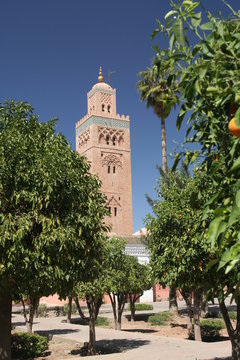 Koutoubia minaret in Marrakesh