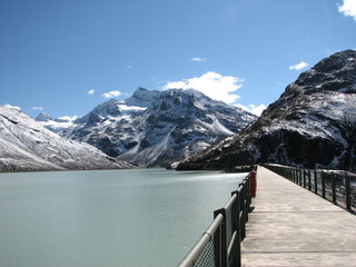 Mountain Glacial Lake