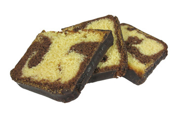 Marmorkuchen, freigestellt