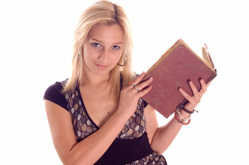 Student with books