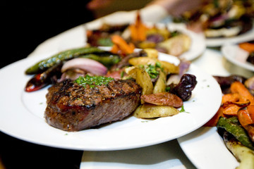 steak dinner