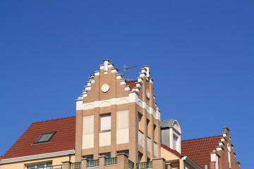 Obraz premium maison bleu